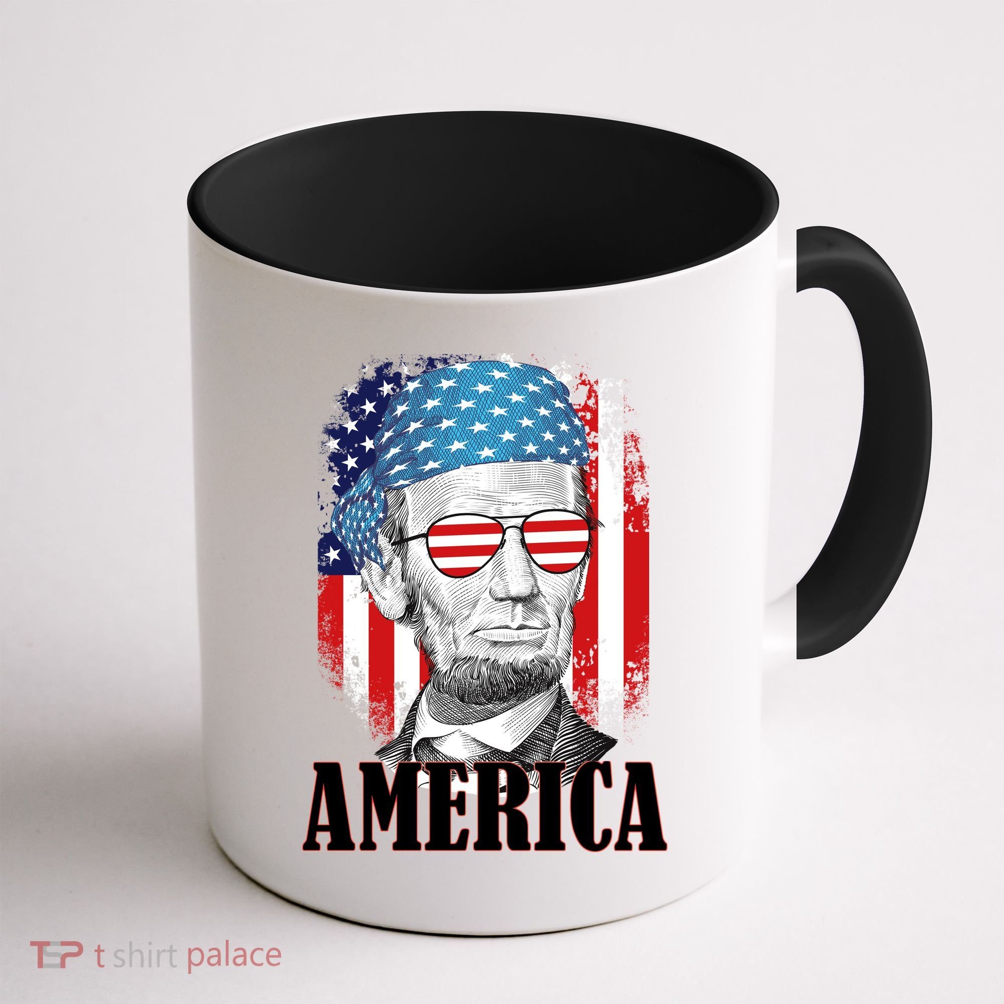 Patriotic Abraham Lincoln America Coffee Mug