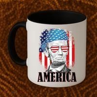 Patriotic Abraham Lincoln America Coffee Mug thumb 2