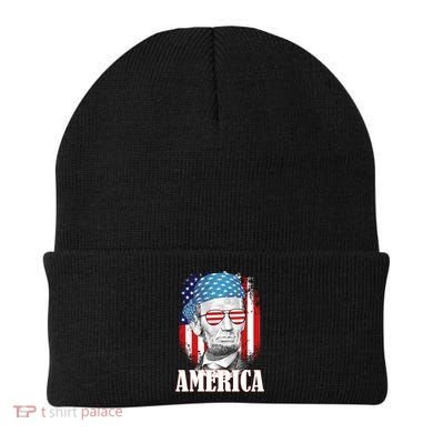 Patriotic Abraham Lincoln America Beanie