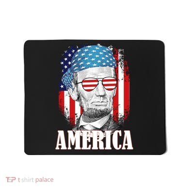 Patriotic Abraham Lincoln America Mousepad