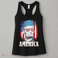 Patriotic Abraham Lincoln America Women's Tank Top thumb 3