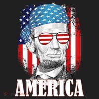 Patriotic Abraham Lincoln America Hat thumb 2