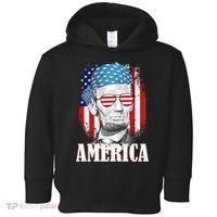 Patriotic Abraham Lincoln America Toddler Hoodie thumb 0