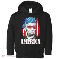 Patriotic Abraham Lincoln America Toddler Hoodie thumb 0