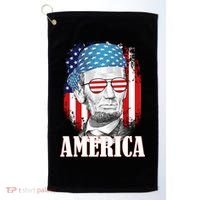 Patriotic Abraham Lincoln America Golf Towel thumb 0