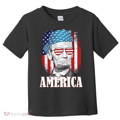 Patriotic Abraham Lincoln America Toddler T-Shirt