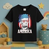 Patriotic Abraham Lincoln America Toddler T-Shirt thumb 3