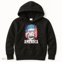 Patriotic Abraham Lincoln America Kids Hoodie thumb 0