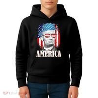 Patriotic Abraham Lincoln America Kids Hoodie thumb 4