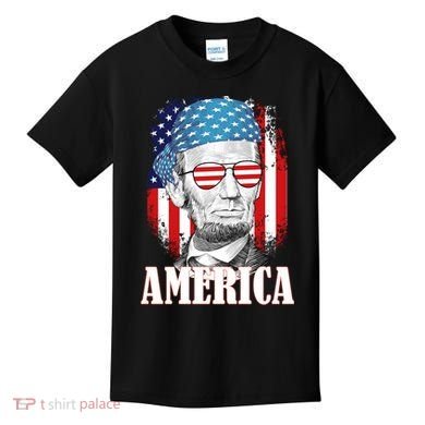 Patriotic Abraham Lincoln America Kids T-Shirt