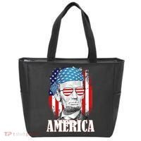 Patriotic Abraham Lincoln America Tote Bag thumb 0