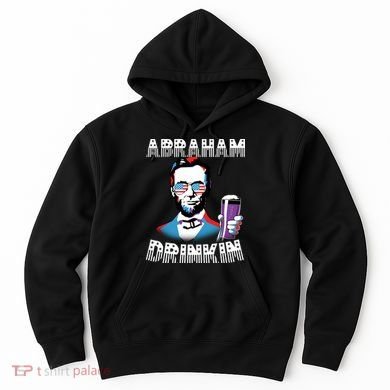 Patriotic Abraham Lincoln Drinkin Hoodie
