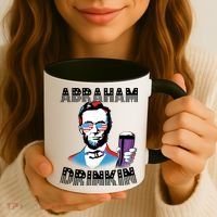 Patriotic Abraham Lincoln Drinkin Coffee Mug thumb 3