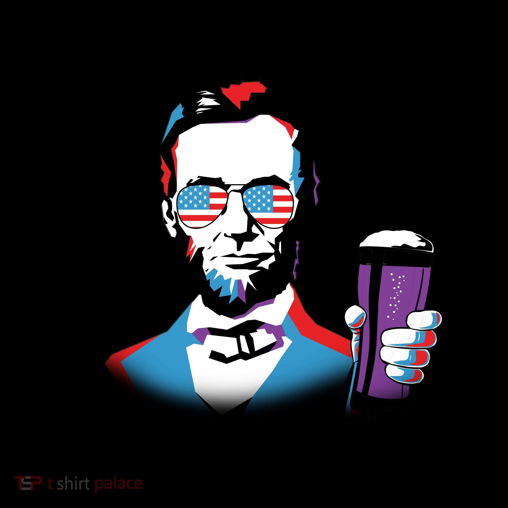 Patriotic Abraham Lincoln Drinkin Coffee Mug