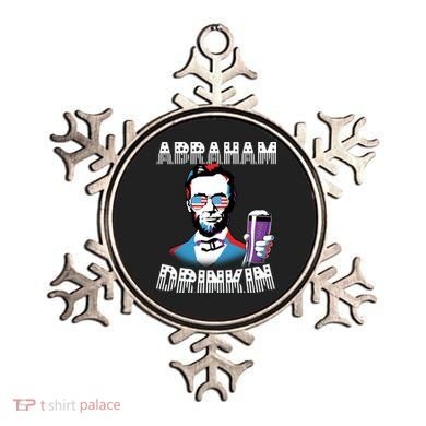 Patriotic Abraham Lincoln Drinkin Ornament