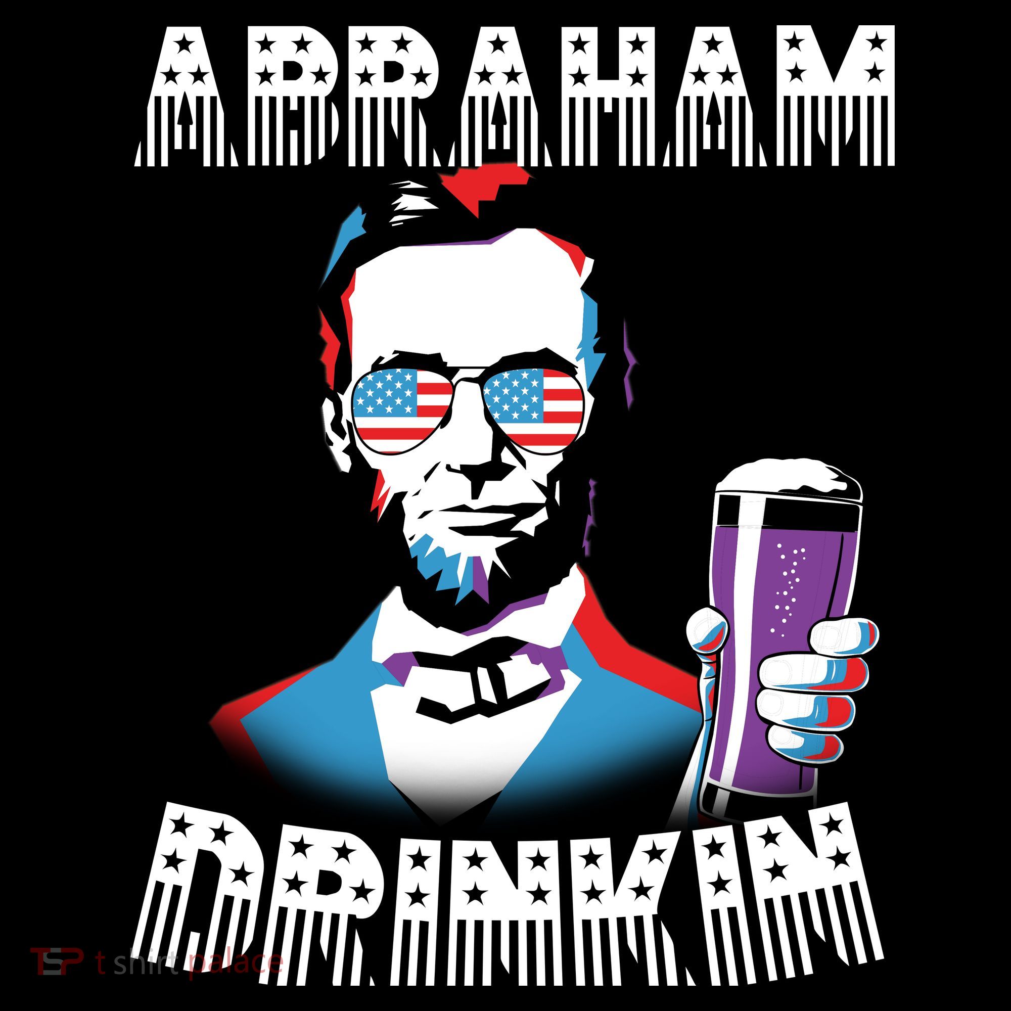 Patriotic Abraham Lincoln Drinkin Kids Sweatshirt