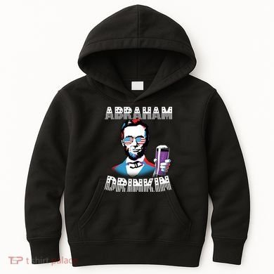 Patriotic Abraham Lincoln Drinkin Kids Hoodie