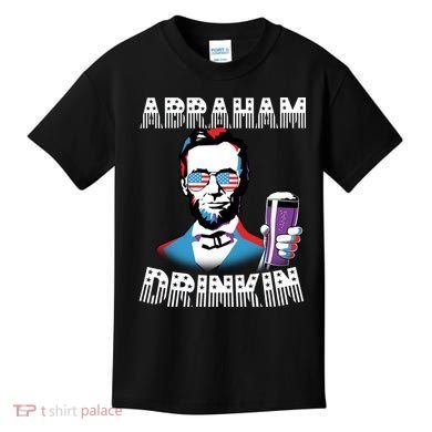 Patriotic Abraham Lincoln Drinkin Kids T-Shirt