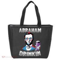 Patriotic Abraham Lincoln Drinkin Tote Bag thumb 0