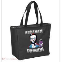 Patriotic Abraham Lincoln Drinkin Tote Bag thumb 2