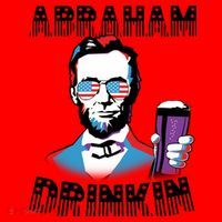 Patriotic Abraham Lincoln Drinkin Santa Hat thumb 1