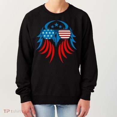 Patriotic American Bald Eagle Women's Sweatshirt