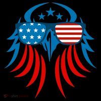 Patriotic American Bald Eagle Backpack thumb 2