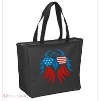 Patriotic American Bald Eagle Tote Bag thumb 2
