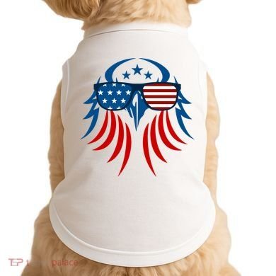 Patriotic American Bald Eagle Doggie Tank