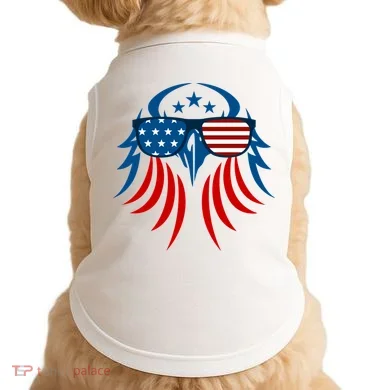 Patriotic American Bald Eagle Doggie Tank