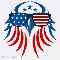 Patriotic American Bald Eagle Doggie Tank thumb 4