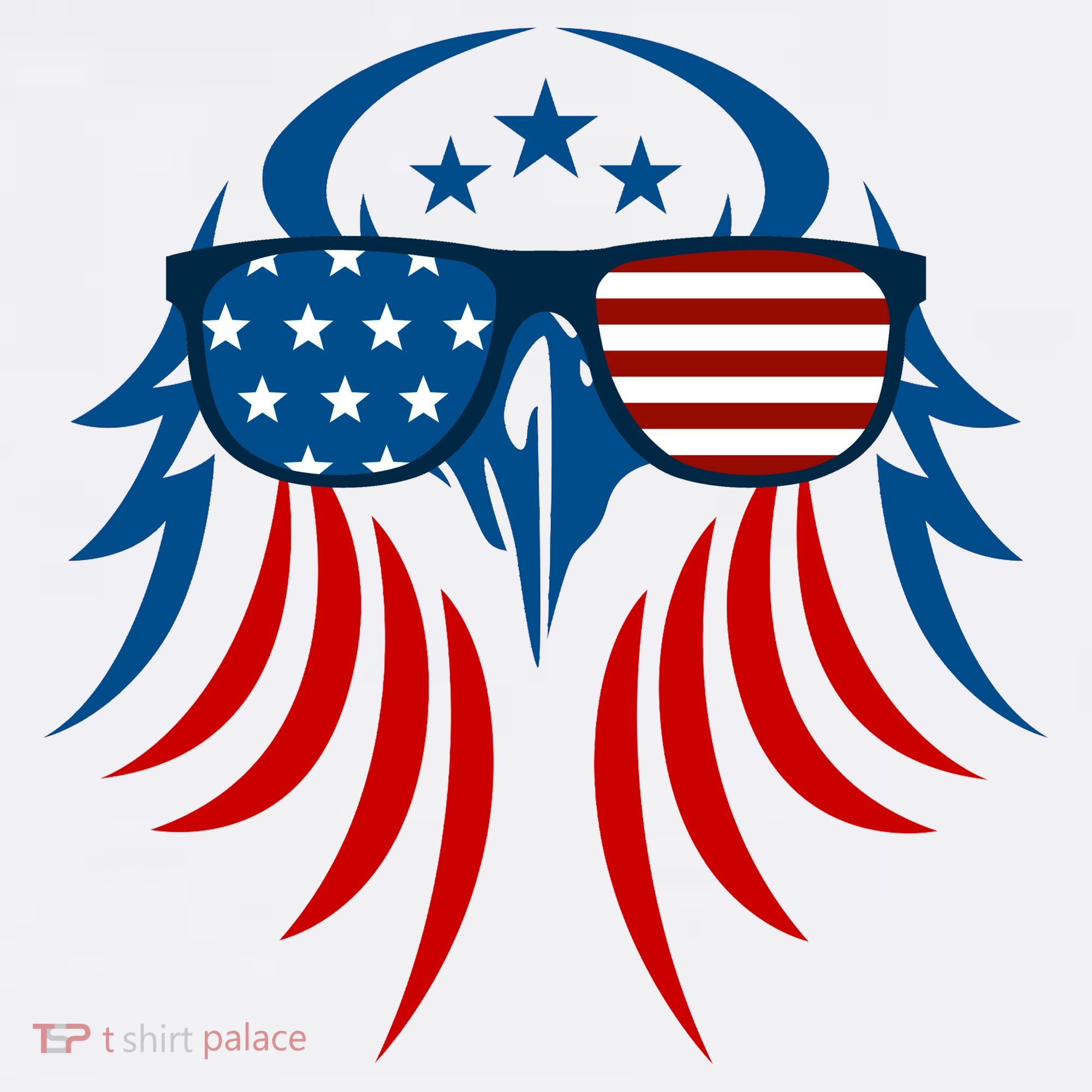 Patriotic American Bald Eagle Doggie Tank