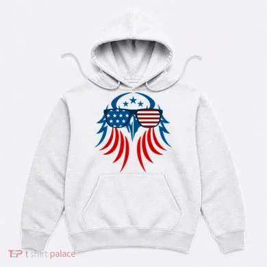 Patriotic American Bald Eagle Hoodie