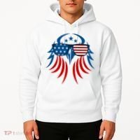 Patriotic American Bald Eagle Hoodie thumb 2