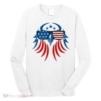 Patriotic American Bald Eagle Long Sleeve Shirt thumb 0