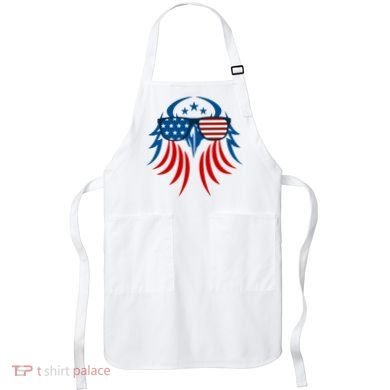 Patriotic American Bald Eagle Apron