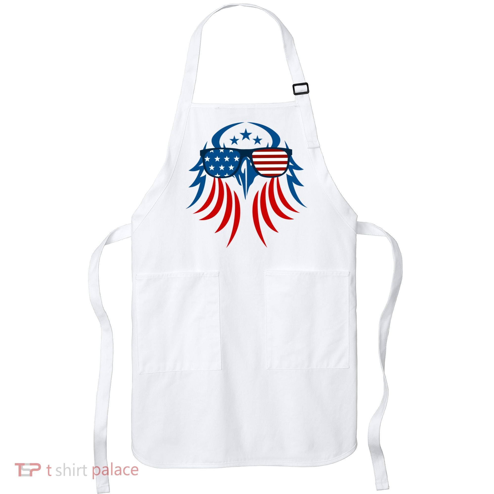 Patriotic American Bald Eagle Apron