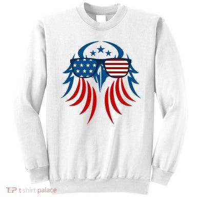 Patriotic American Bald Eagle Sweatshirt