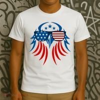 Patriotic American Bald Eagle T-Shirt thumb 3