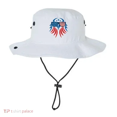Patriotic American Bald Eagle Bucket Hat