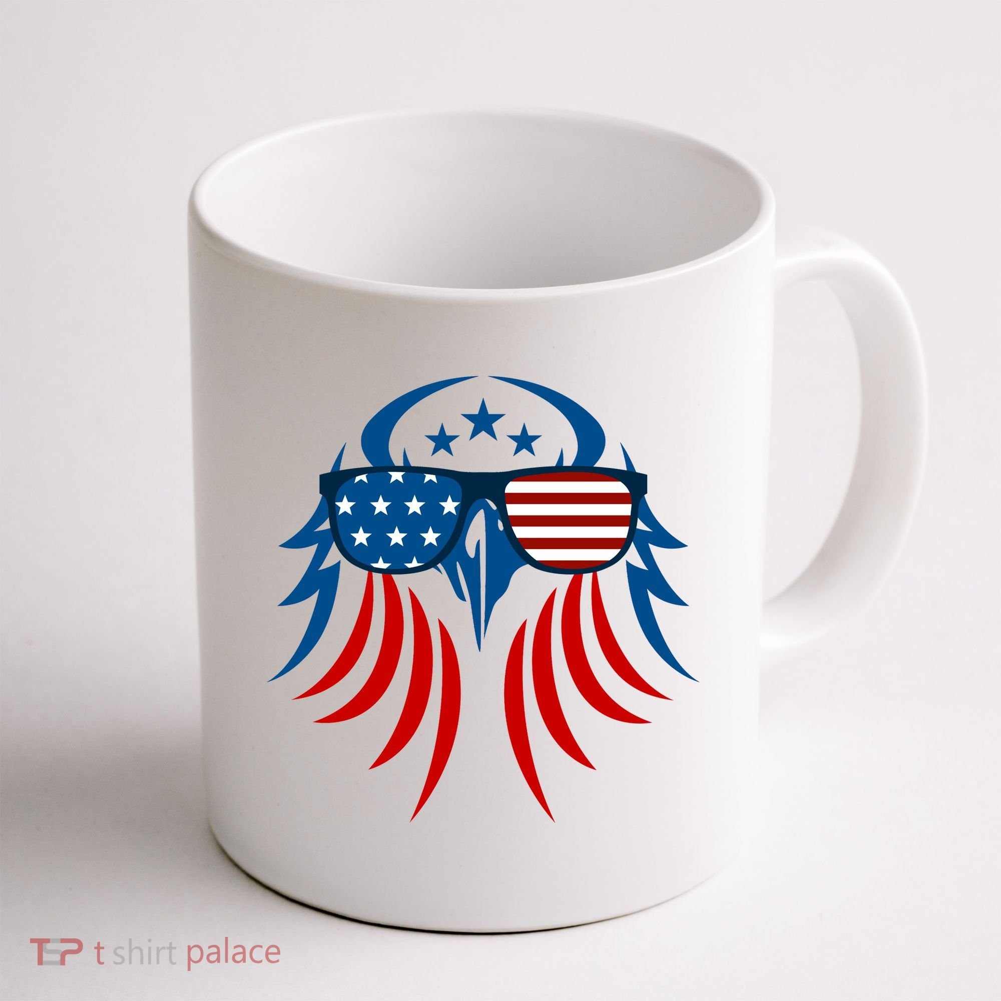 Patriotic American Bald Eagle Coffee Mug