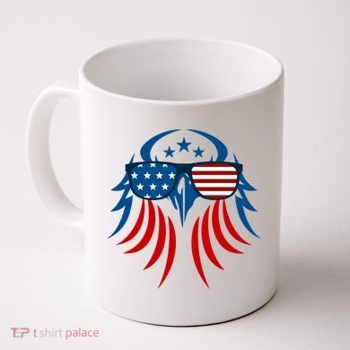Patriotic American Bald Eagle Coffee Mug