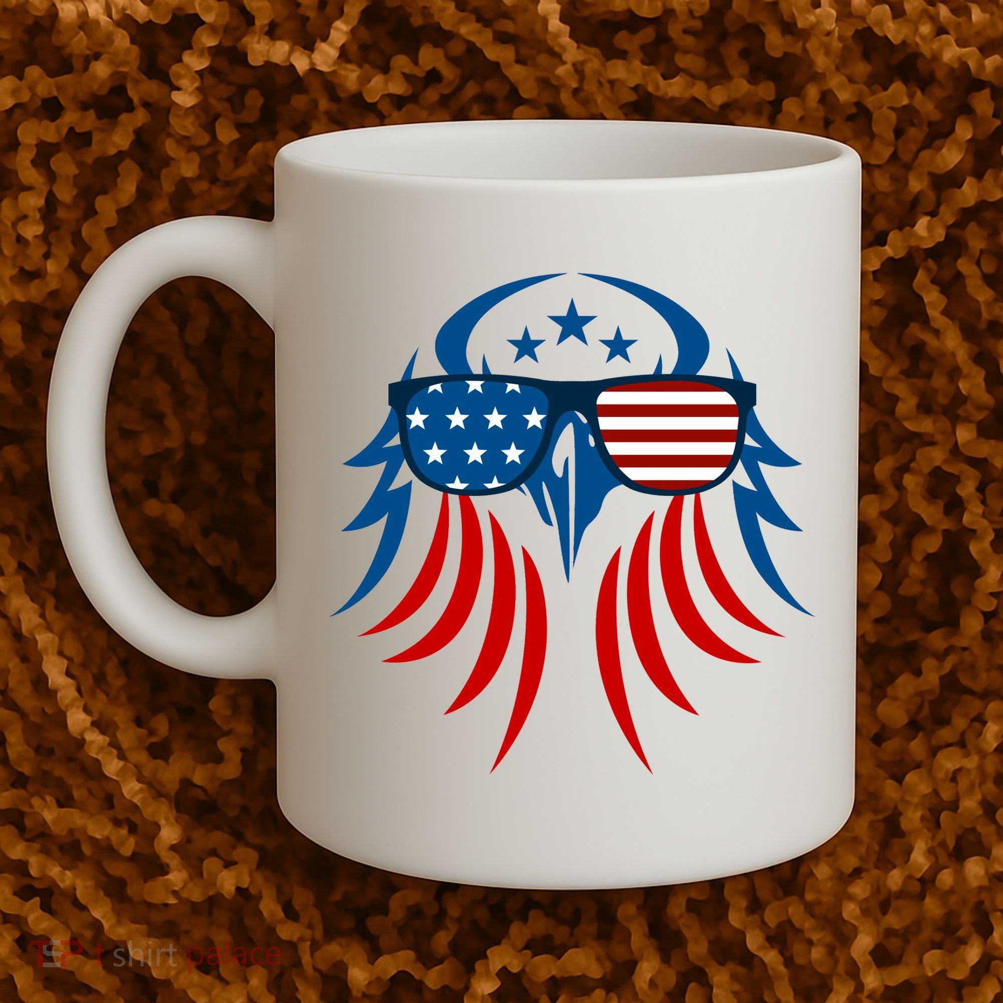 Patriotic American Bald Eagle Coffee Mug