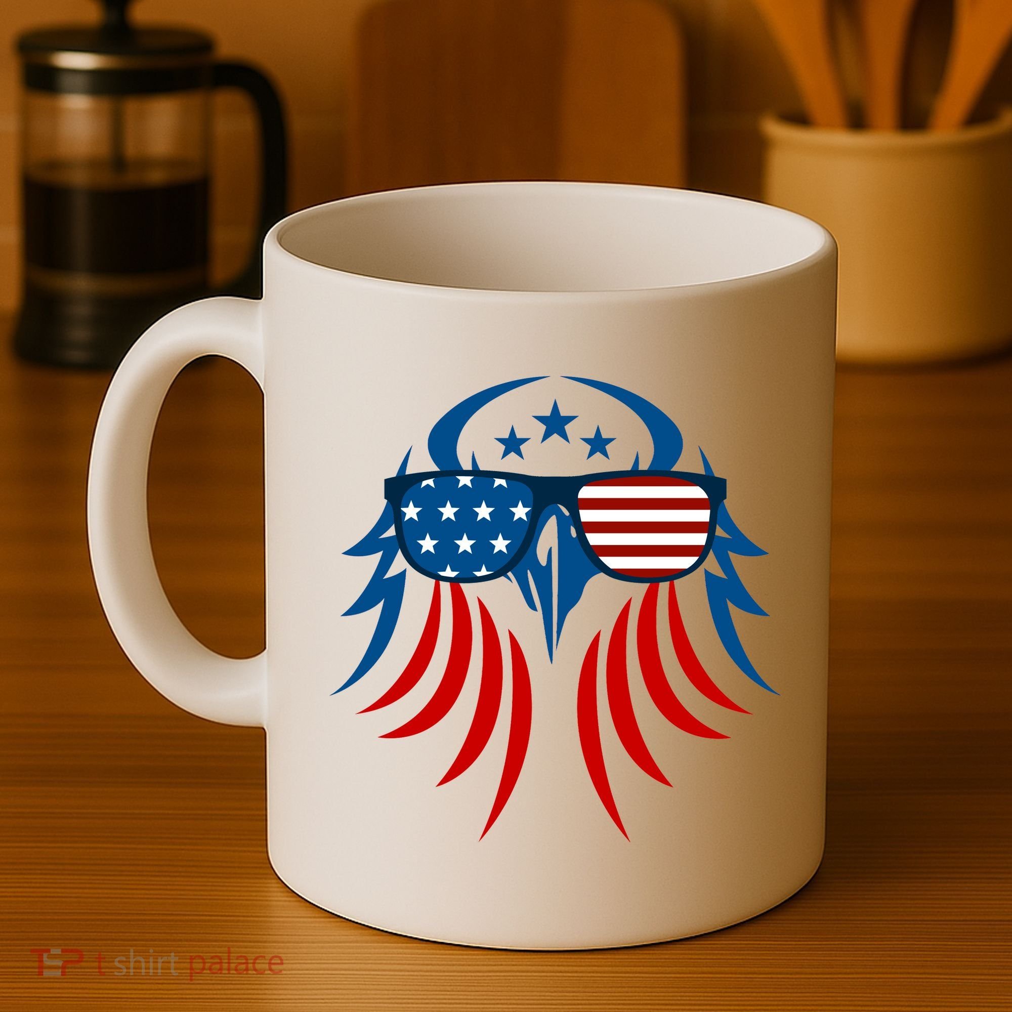 Patriotic American Bald Eagle Coffee Mug