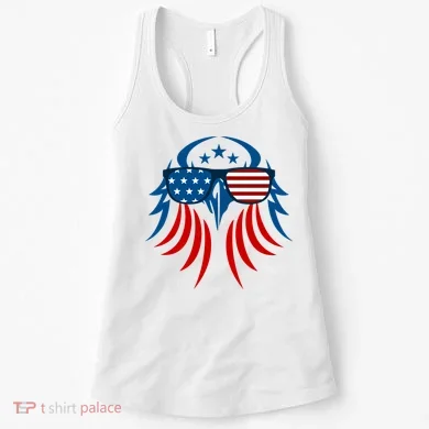 Patriotic American Bald Eagle Women's Tank Top