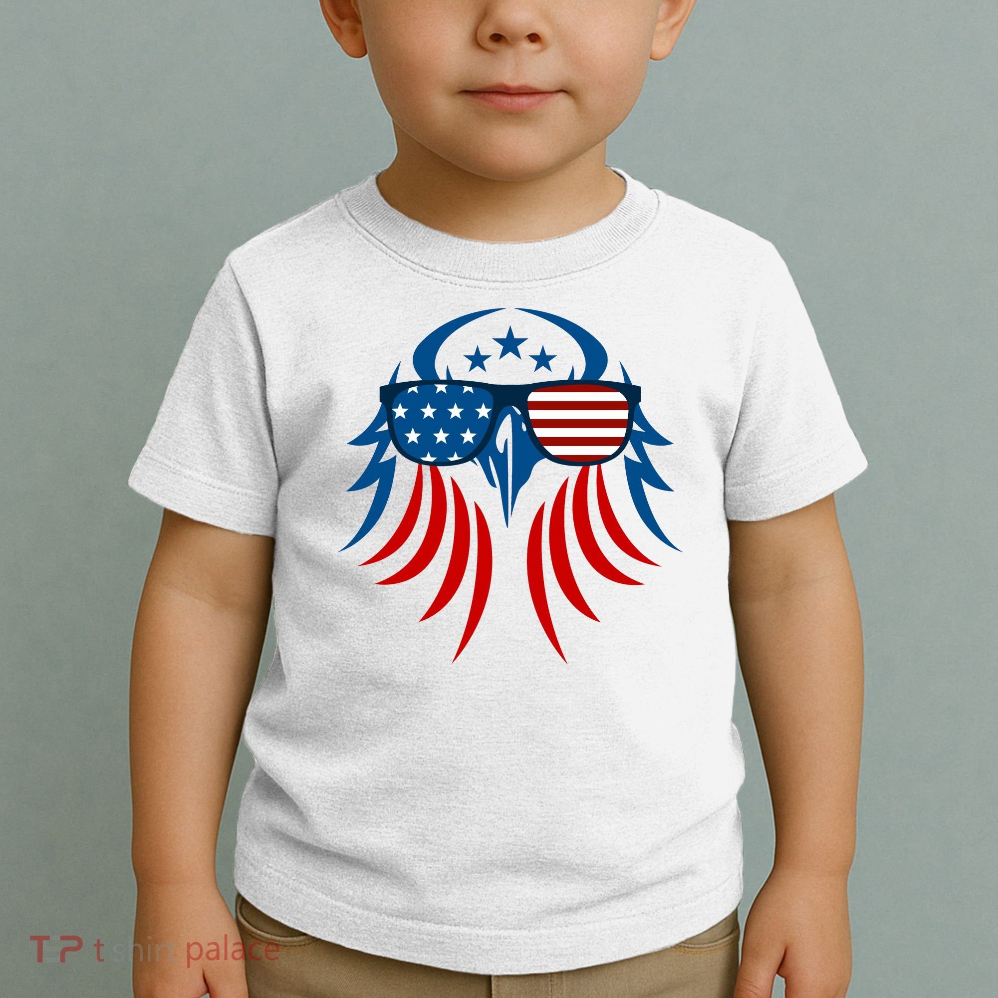 Patriotic American Bald Eagle Toddler T-Shirt