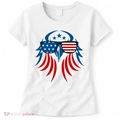 Patriotic American Bald Eagle Women's T-Shirt