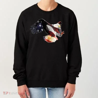 Patriotic American Bold Eagle Women's Sweatshirt