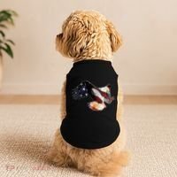 Patriotic American Bold Eagle Doggie Tank thumb 2