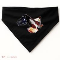 Patriotic American Bold Eagle USA-Made Doggie Bandana thumb 0